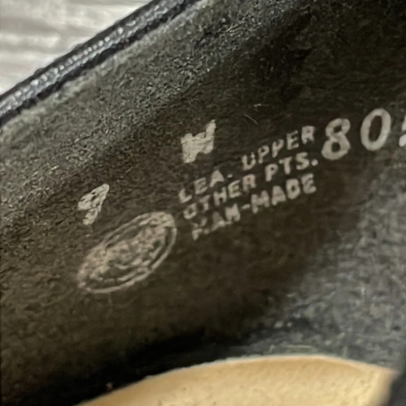 NWOT Vintage Penaljo The Fine Art of Comfort Black Leather 1 inch Heels 9 W - Picture 7 of 15